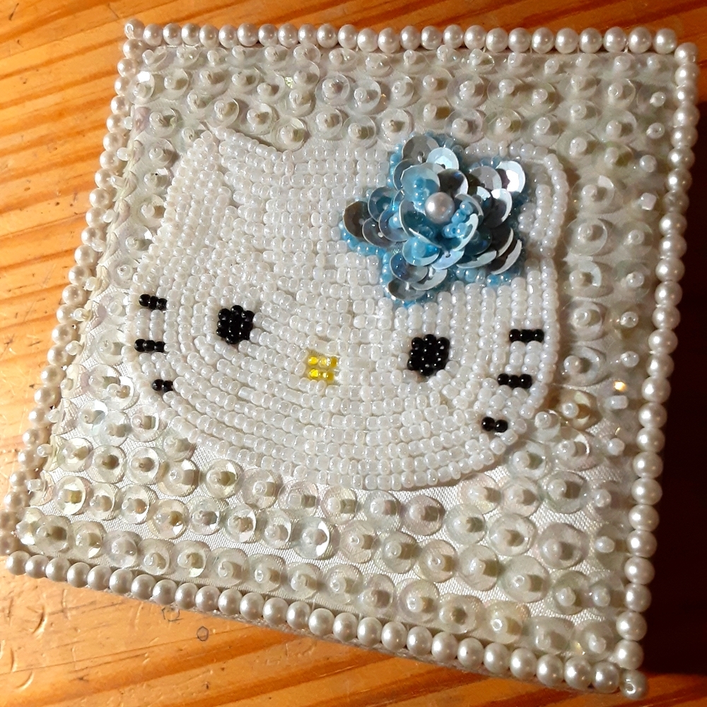 Hello Kitty Beaded Jewelry Box
